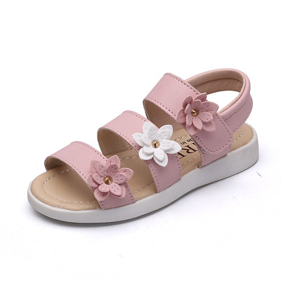 Πολύ ενδιαφέρουσα και φρέσκια Παιδικά σανδάλια για κορίτσια - 3tsvyata