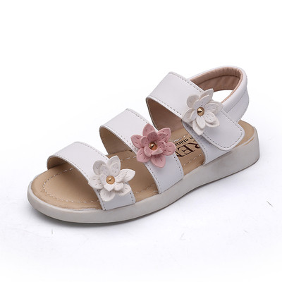 Πολύ ενδιαφέρουσα και φρέσκια Παιδικά σανδάλια για κορίτσια - 3tsvyata