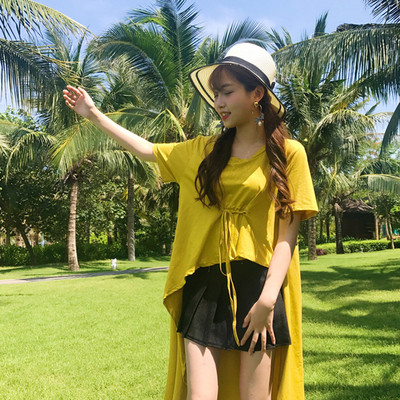 Екстравагантен дамски блузон-тип пелерина - 3цвята