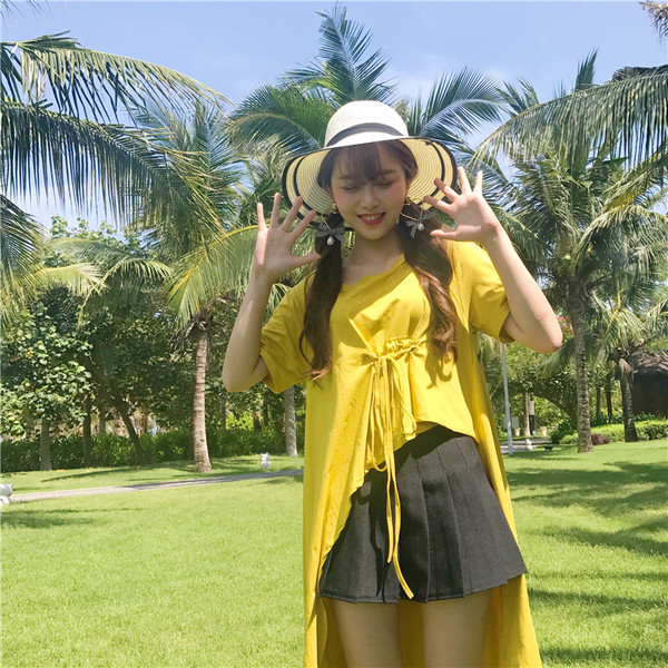 Екстравагантен дамски блузон-тип пелерина - 3цвята