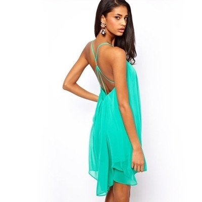 Свежа дамска лятна рокля - 3 цвята