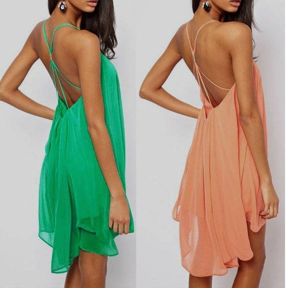 Свежа дамска лятна рокля - 3 цвята