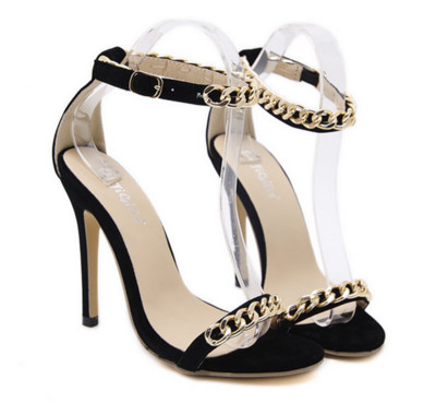 Дамски летни сандали на висок ток от 12 см