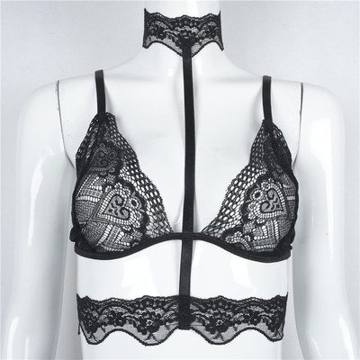 Είναι ενδιαφέρον σέξι δαντέλα σουτιέν με πρόσθετα στοιχεία - 2 χρώματα