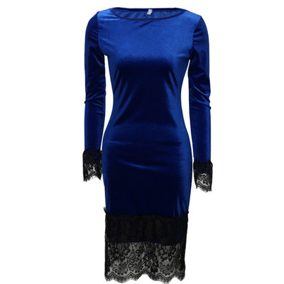 Πολλές όμορφες κυρίες βραδινό φόρεμα, με διάτρητη δαντέλα - 3 χρώματα