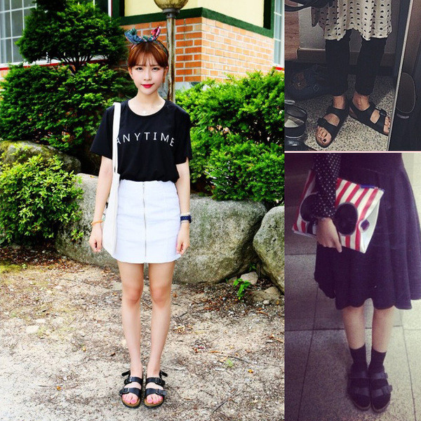 Κομψή περιστασιακά σανδάλια - διαφορετικά μοντέλα και σχέδια