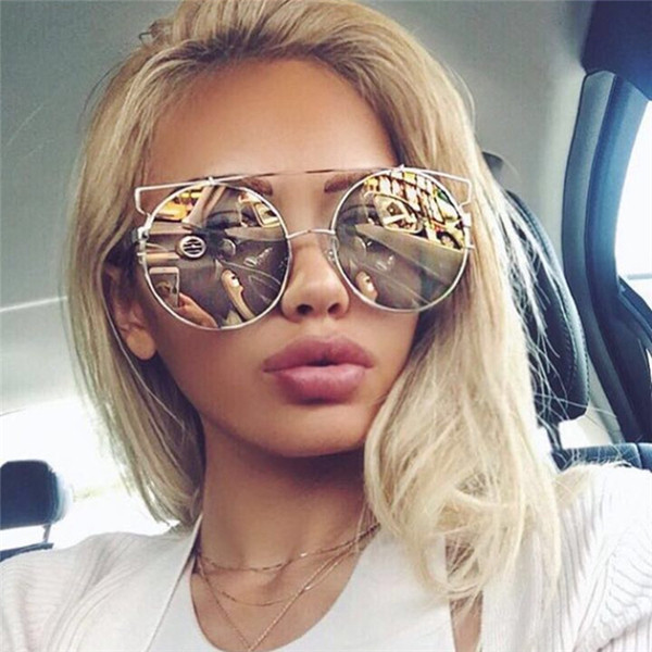 Κομψή γυαλιά ηλίου με μεγάλα παράθυρα - 7 χρώματα