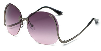 Κυρίες περιστασιακά τα γυαλιά με πολύ ενδιαφέρουσες καμπύλες καρέ - 10 χρώματα