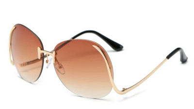 Κυρίες περιστασιακά τα γυαλιά με πολύ ενδιαφέρουσες καμπύλες καρέ - 10 χρώματα