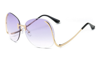 Κυρίες περιστασιακά τα γυαλιά με πολύ ενδιαφέρουσες καμπύλες καρέ - 10 χρώματα