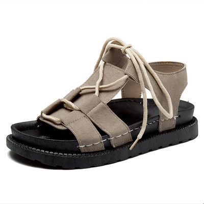 Ежедневни дамски сандали с много интересни връзки в Римски стил