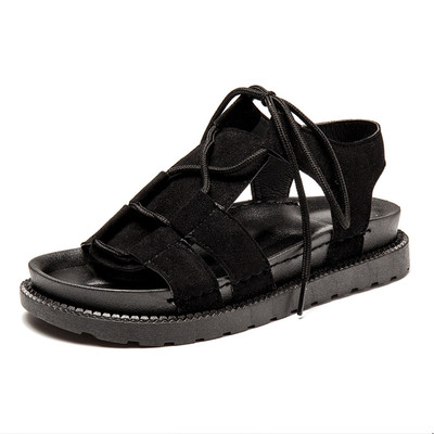 Ежедневни дамски сандали с много интересни връзки в Римски стил