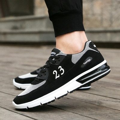 Αναπνέει ανδρικά παπούτσια για τρέξιμο, άνετα σπορ σε διάφορα χρώματα