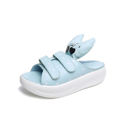 Μαλακές πολύ άνετες παντόφλες σε σχήμα κουνελιού - 2 χρώματα