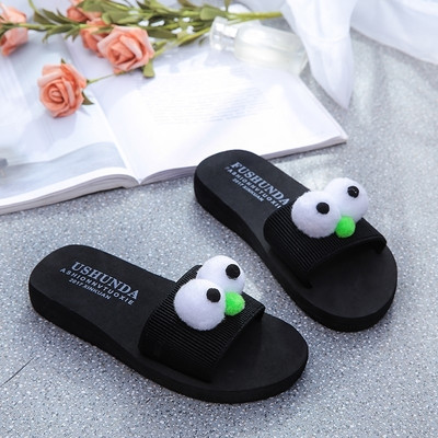 Περιστασιακές Γυναικείες παντόφλες με 3D διακόσμηση