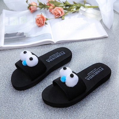 Περιστασιακές Γυναικείες παντόφλες με 3D διακόσμηση