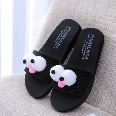 Περιστασιακές Γυναικείες παντόφλες με 3D διακόσμηση