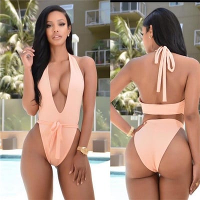 Μοναδικό κυρίες όλα σε ένα μαγιό με cut ντεκολτέ - 4 χρώματα