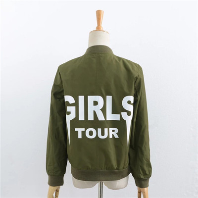 Πολύ κομψό και όμορφο κυρίες σακάκι με την επιγραφή πίσω από την πλάτη - 3 χρώματα