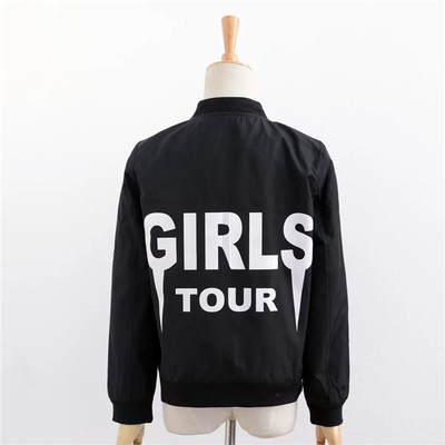 Πολύ κομψό και όμορφο κυρίες σακάκι με την επιγραφή πίσω από την πλάτη - 3 χρώματα