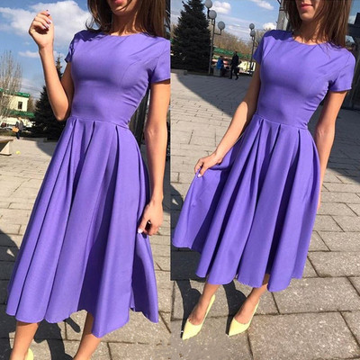 Καθημερινά γυναικών μακρύ φόρεμα κατάλληλο για κάθε περίσταση - 4 χρώματα