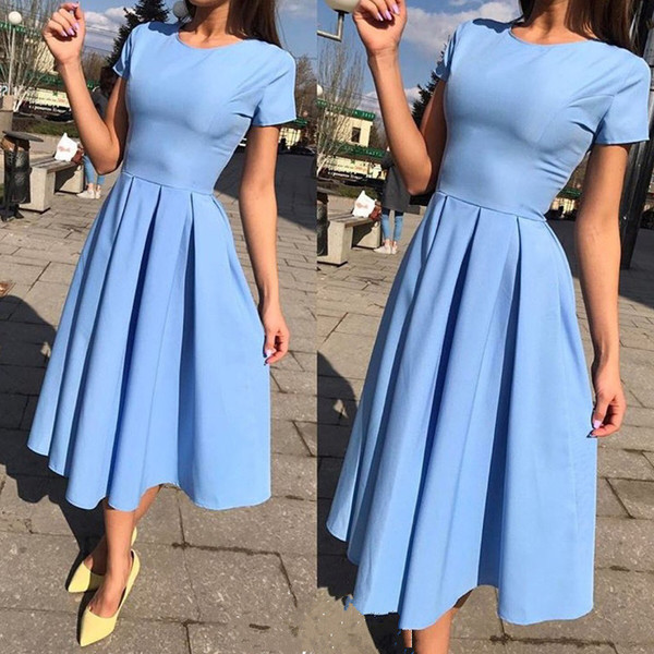 Καθημερινά γυναικών μακρύ φόρεμα κατάλληλο για κάθε περίσταση - 4 χρώματα