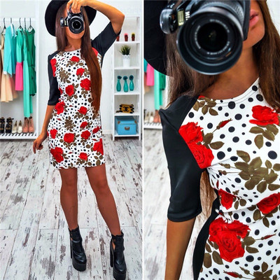 Πολύ όμορφο και φρέσκο κυρίες κοντό φόρεμα σε ριγέ μοτίβα - 11 μοντέλα