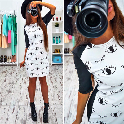 Πολύ όμορφο και φρέσκο κυρίες κοντό φόρεμα σε ριγέ μοτίβα - 11 μοντέλα