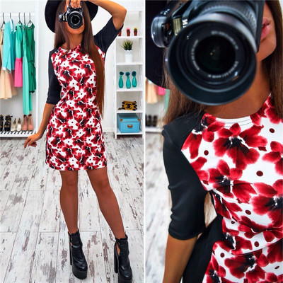 Πολύ όμορφο και φρέσκο κυρίες κοντό φόρεμα σε ριγέ μοτίβα - 11 μοντέλα