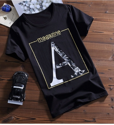 βαμβακερό πουκάμισο άνδρες με κοντά μανίκια σε λευκό, μαύρο και γκρι