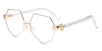 Unisex γυαλιά με λεπτό σκελετό και πολλά ενδιαφέροντα σχήματα από γυαλί - 6 μοντέλα