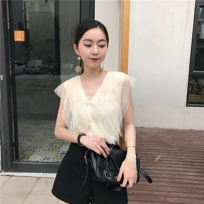 Κυρίες φρέσκια μπλούζα κατάλληλο για το καλοκαίρι σε διάφορα χρώματα