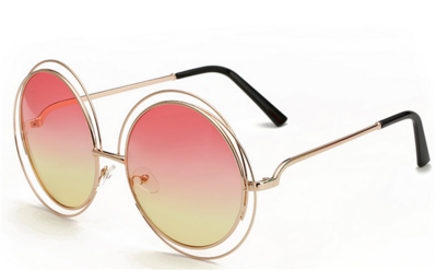 Πολύ ενδιαφέρον κυρίες γυαλιά ηλίου γύρω από το γυαλί - 13 μοντέλα
