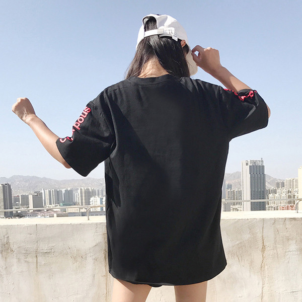 Κομψό κυρίες Ζακέτα με 3/4 μανίκια σε μαύρο και άσπρο