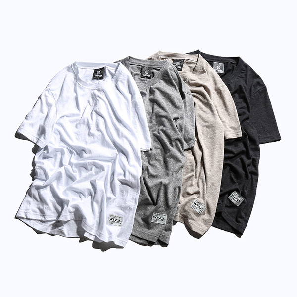 Καθαρό βαμβάκι T-shirts σε διάφορα χρώματα