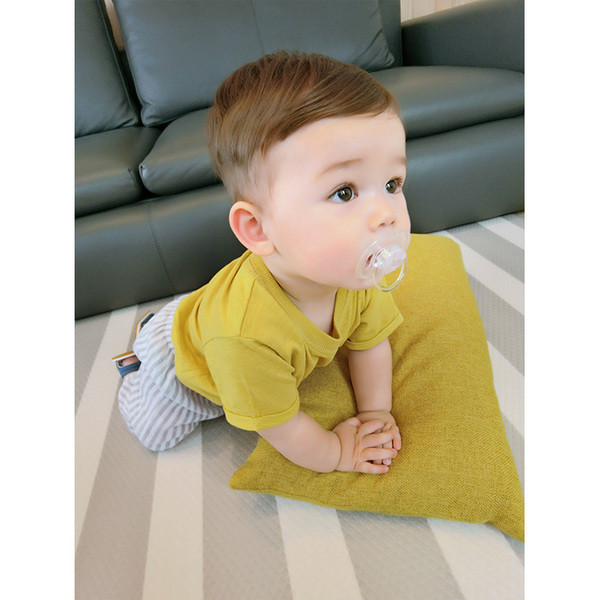 Γλυκά παιδικά παντελόνια  για αγόρια σε μπλε και γκρι χρώμα