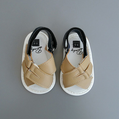 Γλυκό Παιδικά σανδάλια αγόρια σταυρό ιμάντες σε μπλε, λευκό και μπεζ