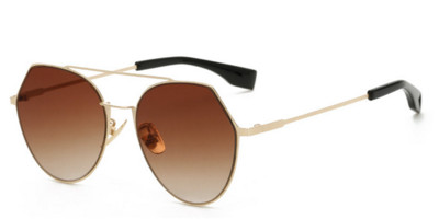 Πολύ κομψό κυρίες γυαλιά ηλίου με στρογγυλά γυαλιά προστασίας UV