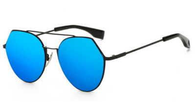 Πολύ κομψό κυρίες γυαλιά ηλίου με στρογγυλά γυαλιά προστασίας UV