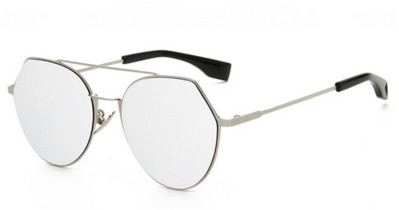 Πολύ κομψό κυρίες γυαλιά ηλίου με στρογγυλά γυαλιά προστασίας UV