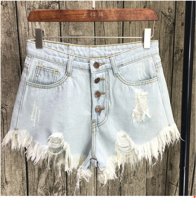 Κομψό κυρίες σύντομη τζιν παντελόνι - 6 χρώματα