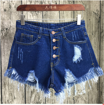 Κομψό κυρίες σύντομη τζιν παντελόνι - 6 χρώματα