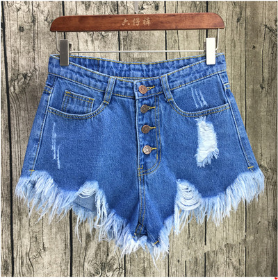 Κομψό κυρίες σύντομη τζιν παντελόνι - 6 χρώματα