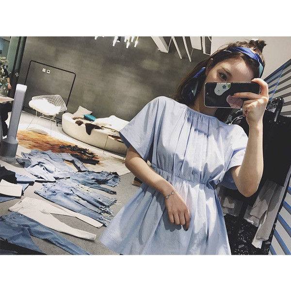 Сладка сатенена и цветна панделка за главата 