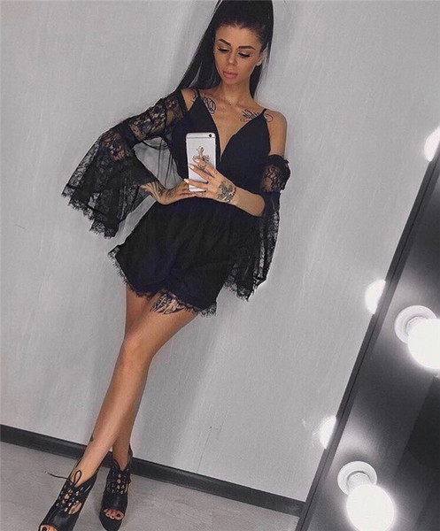 Πολύ κομψό κυρίες επίσημο φόρεμα με μοναδικό δαντέλα