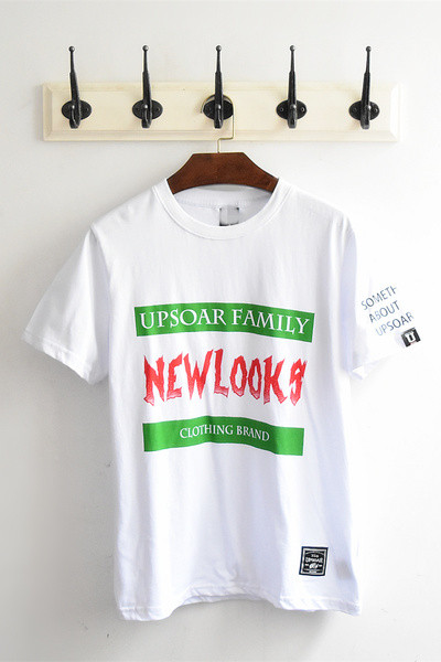 Άνδρες T-shirt κατάλληλο για καθημερινή χρήση λευκό, γκρι και μαύρο