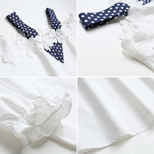 Απαλό Κυρίες Μπλούζα με έναν ώμο, δαντέλες και λουριά