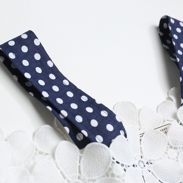 Απαλό Κυρίες Μπλούζα με έναν ώμο, δαντέλες και λουριά