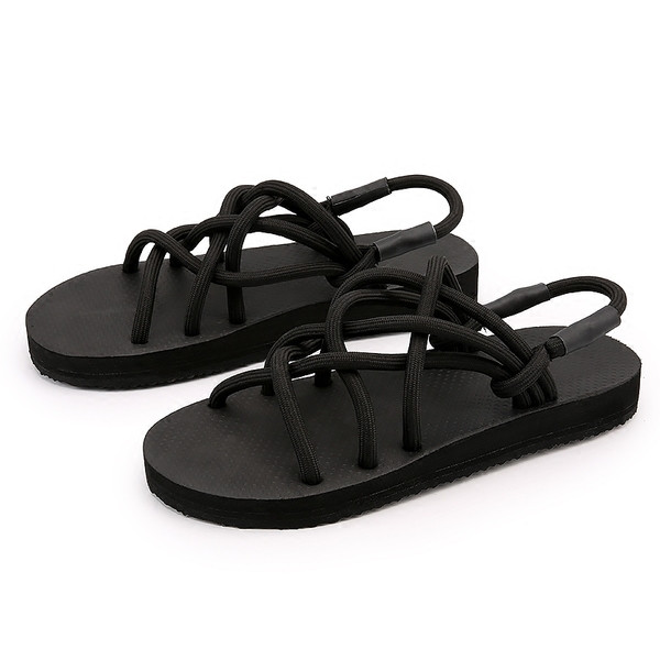 Мъжки сандали с преплитащи се каишки в няколко цвята