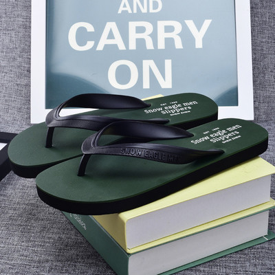 Ανδρικά, παντόφλες παραλία σε γήινα χρώματα